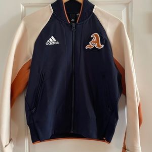 adidas letter jacket, never worn